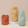 Estilo Nórdico Morandi Linhas Irregulares Textura de Borracha Esmalte Cerâmica Vaso Sala de Estar Sala de Jantar Armário de TV Decoração
