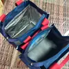 Nova Bolsa Térmica para Marmita Estilo Coreano de Contraste com Forro Isolante, Bolsa de Maternidade, Bolsa de Mão para Trabalho, Lanche, Compras para Mulheres