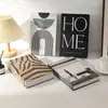 Decoração de Livro Falso Dobrável Ornamento Nórdico Simples Moderno Modelo Inglês Sala de Estar Decoração Suave Adereço Livro