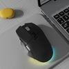 Bandar M3 Wireless Bluetooth Three-Mode Mouse RGB Game E-Sports Computador Office Recarregável RGB E-Sports Macro Programação