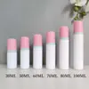 En Stock Botella de Espuma Blanca de 30 ml, Botella Espumadora de Mousse de 60 ml, Botella de Espuma Limpiadora Facial, Botella Dispensadora de Mousse para Pasta de Dientes de 50 ml