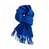 Bufanda grande de color liso, gruesa, de tacto cachemir artificial, con flecos, para otoño e invierno, transfronteriza, en stock, premium, doble propósito, estilo de exportación europeo y americano