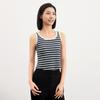 Camisole Feminina Listrada Estilo Novo de Verão, Antibacteriana, Desodorizante, Antiácaro, Estilo Curto, Pode Ser Usada por Dentro ou por Fora, Colete Pequeno para Mulheres