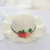 Sombrero de Sol para Niños Qiunan Sombrero de Playa de Verano para Bebé Sombrero de Pescador Sombrero para Niña Sombrero Fresco Sombrero de Paja Sombrero con Visera