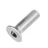 Tornillos de Cabeza Cilíndrica Hexagonal Avellanada de Acero Inoxidable 304 Tornillos Avellanados US #2-#10 Tornillos para Equipo de Exportación Alta Resistencia