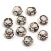 Cuentas Cerámicas de Margarita Pequeña Cuentas de Flor Cuentas Sueltas Cerámica Margarita Pequeña Cuentas de Agujero Recto DIY Pulsera Collar Accesorios de Ropa