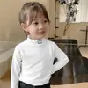 Y2546 # Estilo Nuevo Primavera y Otoño Terciopelo Alemán Camisetas Base de Manga Larga para Niñas para Usar con Ropa Exterior Estilo Occidental