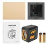 Nível a Laser Verde de Alta Precisão com 2 Linhas Mini Projetor de Linha de Marcação para Nivelamento e Desenho de Linhas Internas Horizontais e Verticais