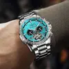 Suministro Transfronterizo de Reloj Mecánico Automático Impermeable Luminoso con Calendario Perpetuo Moda Tendencia Gama Alta para Hombre 8692