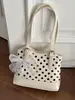 Bolsa de Axila de Bolinhas para Mulheres 2026 Nova Tendência de Verão Super Popular Bolsa de Ombro para o Dia a Dia Bolsa Tote Saco de Grande Capacidade