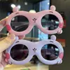 Gafas de Sol Infantiles de Oso de Dibujos Animados, Protección Solar, Parasol, Gafas de Sol para Bebé Oso, Anti-UV, Gafas Lindas para Bebés Niños y Niñas