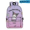 3D Nuevo Producto Impreso Periférico Sanrio Kuromi Kuromi Mochila Escolar Mochila Gran Capacidad Mochila Totalmente Impresa
