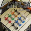 Clavos de espina de pescado con resorte para huecos de terrazas exteriores, Clavos para fijar tablas de madera a tiendas de campaña, Pinzas con forma de ancla para cuerdas para camping y uso en exteriores
