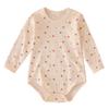 Ropa de Otoño e Invierno Nueva para Recién Nacidos de Algodón Puro Bata para Bebé Mono de Doble Capa para Bebé Ropa Íntima de Triángulo para Niños Pequeños Ropa para Gatear para Bebé