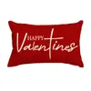 Funda de Almohada para el Día de San Valentín Transfronteriza, Decoración de Ambiente Festivo, Funda de Cojín para Sofá del Hogar, Funda de Cojín para Dormitorio con Estampado de Amor