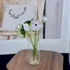 Ornamento de Arranjo de Flores de Pássaro de Vidro Novo de Zibo, Abelhinhas, Borboletinhas, Flores Pequenas, Decoração de Vaso de Mesa de Vidro Presentes