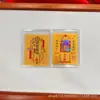 Pegatinas Doradas para Teléfono con Lámina Dorada, Atraer Riqueza, Cinco Dioses de la Riqueza, Amuletos de Buena Suerte, Regalos para Fundas de Teléfono, Caja de Regalo al por Mayor con Lámina Dorada