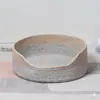 Ninho de Gato Tecido Artesanal de Verão, Cama de Gato, Tapete de Rattan, Resistente a Arranhões e Desgaste, Tapete Refrescante, Cama de Cachorro, Tapete para Pets, Colchão de Dormir, Arranhador para Gatos