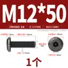 Tornillos para Muebles de Acero Inoxidable 304 Negros con Cabezas Planas Grandes, Allen, Cabezas Redondas, Tornillos de Borde Biselado y Pernos para Contrachapado