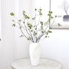 Hoja de arce roja, simulación de decoración del hogar, pequeña rama de hoja de otoño, vid marchita, rama seca, altura 90 cm, flor falsa, arreglo floral, adornos, hoja roja, ciruelo