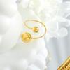 Pulseira Enigma Ins Personalidade Feminina Combinação Livre Item Único Anel Moda Nova Moda Aço Titânio Bola Anel de Dedo Joia A101