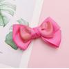 Fio de dupla camada transfronteiriço laço de fita DIY acessórios de laço pequeno fresco menina versátil infantil acessórios de cabelo material
