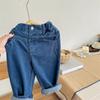 Otoño 2026 Ropa Nueva para Niños Estilo Coreano Pantalones Largos de Mezclilla Conjunto de Primavera para Niños Pantalones Harem para Niñas 5088