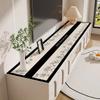 Tapete Protector de Encimera para Mueble de TV Lujo Ligero de Alta Gama Mantel Largo Mesa Auxiliar Tapete para Zapatero Paño Cubre Mueble Bar