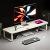 Suporte multifuncional para monitor, rack de armazenamento para computador, organizador de mesa de escritório