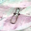 Aohu Diamante Luya Hebilla Doble Pasador de Acero Inoxidable Pasador Conectando Suministros de Pesca Accesorios para Equipo de Pesca Pasador Luya