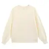 Sudadera de algodón puro con cuello redondo y logo personalizado, top de corte holgado, camiseta cultural para parejas, talla europea, 300 g, talla grande, estilo casual