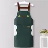 Delantal para Cocina Casera Impermeable y a Prueba de Aceite Mono de Alta Apariencia PVC Engrosado Resistente a Manchas Ropa de Trabajo para Catering Logo Personalizado