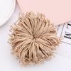 Liga para el cabello sencilla, cuerda para el cabello sin hebilla, hecha a mano anudada, cuerda para el cabello elástica multicolor, pulsera para pareja, anillo para el cabello, accesorios para el cabello