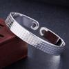 Venta directa, pulsera creativa retro tallada a mano con Sutra del Corazón, moda femenina original, pulsera con apertura de escritura de la Gran Maldición de la Compasión, al por mayor