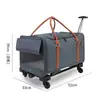 Caja con Ruedas para Mascotas, Bolsa para Gatos, Mochila Portátil para Gatos, Gran Capacidad, Artefacto de Viaje para Múltiples Gatos, Maleta Bolsa para Perros