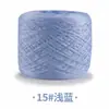 Verano Acetato Algodón Algodón Puro Tencel Algodón Hecho a Mano Crochet Chal Tejido Manga Corta Seda de Mora Aguja de Palo Bola de Lana Cúrcuma