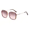 Óculos de Sol Fashion Street Style para Mulheres, Proteção UV, Novos Óculos de Sol com Armação Grande 2024, Óculos Emagrecedores, Tendência de Óculos de Alto Padrão