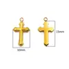 Colgante de Moda Exquisitamente Tallado en Acero de Titanio Chapado al Vacío en Oro de 18 Quilates Colgante de Collar de Alta Retención de Color Accesorios para Joyería DIY de Acero Inoxidable