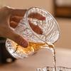 Taza de té Crystal Mist Sea Gone de cristal, juego de té de kung fu de alta gama, accesorios para el hogar, accesorios de té para hospitalidad, taza de mezcla