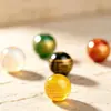 Estampagem a quente gravação a laser mantra ágata natural preta vermelha vidro contas soltas DIY Acessórios de miçangas artesanais cinábrio