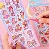 Labubu Sanrio Pegatinas Láser para Niños Dibujos Animados DIY Sin Cortar Pegatinas Guka Pegatinas de Material Decorativo