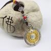 Colgante de cintura de aleación de plata de Xizang con los nueve palacios y los ocho trigramas, nuevo estilo étnico, colgante conmemorativo de viaje para bolso o coche, joyería