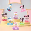 Imán de Nevera Oso Fresa Caja Sorpresa Decoración Creativa para el Hogar Dibujos Animados Anime Souvenir Regalo para Cumpleaños de Amigos