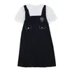 Vestido de Niña Verano 2026 Nuevo Estilo Academia Infantil Falda para Niños Medianos y Mayores Elegante Niña Manga Abullonada Vestido Largo