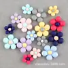 Acessórios de Resina Adorno de Cabeça Tamancos Flor de Cinco Pétalas Girassol Patch Grampo de Cabelo Presilha Lateral Chapéu Material DIY