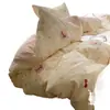 Juego de Ropa de Cama de Algodón Lavado de Doble Capa de Gasa de Grado Súper Suave para Dormir Naked de Clase A Juego de Cuatro Piezas Funda de Edredón Sábanas de Cama Juego de Tres de Cuatro Piezas para Dormitorio