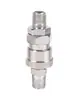 Conector Rápido Neumático Tubo de Oxígeno Compresor de Aire Pistola de Clavos Neumática Manguera para Pistola de Aire Accesorios para Bomba de Aire Conector Macho y Hembra Tipo C