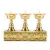 Lámpara de Mantequilla LED Electrónica de Xizang para Uso en Interiores, Luz de Larga Duración, Lámpara de Ofrenda para Adorar a Buda, Dios de la Riqueza y Guanyin, Pieza Decorativa