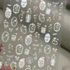 Pegatinas para Uñas Estilo Ins Tulipán Calcomanías Adhesivas Frescas Dulces Japonesas Chica Celebridad de Internet Nuevas Pegatinas para Uñas