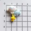Comida de dibujos animados para jugar, perro Pacha, accesorios de resina, pegamento en crema, accesorios para el cabello, cuerda para la cabeza, llavero, colgante, funda de teléfono, decoración